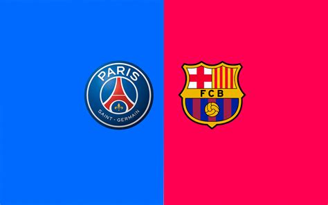 FC Barcelona és Paris Saint-Germain logók