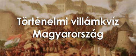 Magyar történelem kronológiai táblázata