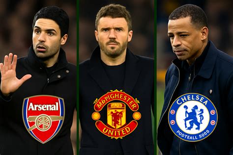 A Chelsea és a Manchester United csapatai a pályán