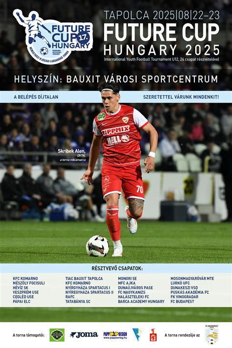 Budapest Youth Cup logó és csapatok emblémái