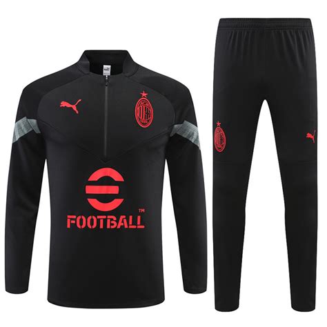 AC Milan felnőtt melegítő szett sportoláshoz és szurkoláshoz