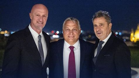 Orbán Viktor és Marco Rossi a Puskás-Suzuki-kupán