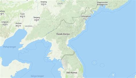 Észak-Korea térképe a feltételezett táborhelyekkel
