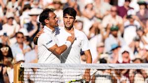 Rafael Nadal és Fabio Fognini a teniszpályán