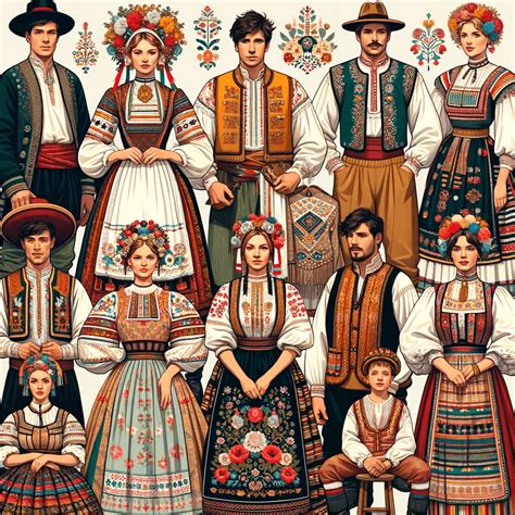 Magyar és török népviselet