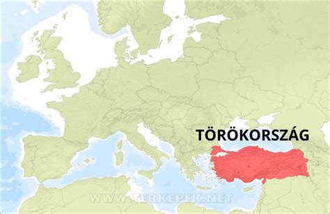 Törökország térképe