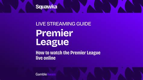 Online streaming felület a Premier League mérkőzésről