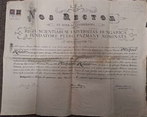Orvosi diploma és szakvizsga jelképe