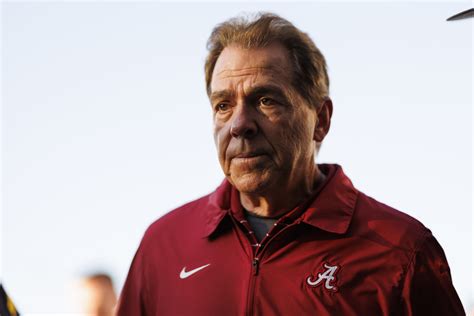 Nick Saban a pálya szélén
