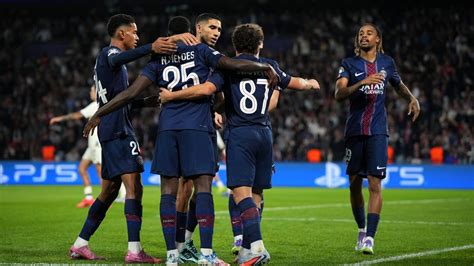 A PSG csapatának felállása sztárjátékosokkal