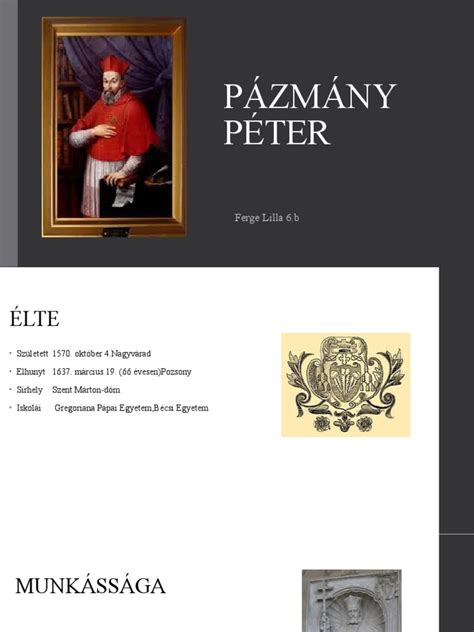 Pázmány Péter portréja