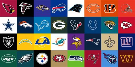 Az NFL legtöbb Super Bowl győzelmével rendelkező csapatok logói