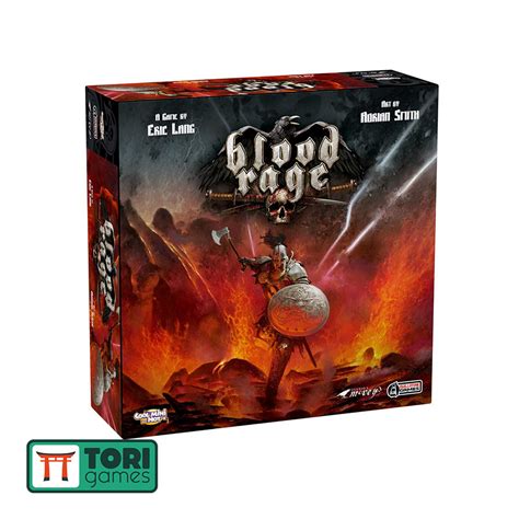 Blood Rage alapjáték tábla és figurák