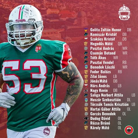 Zoltán Meskó amerikai futball sisakban