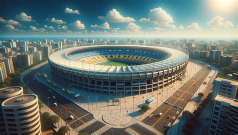 A Maracanã Stadion ikonikus homlokzata