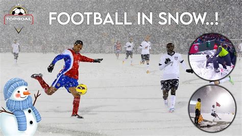 Havas focipálya a Snow Clasico idején