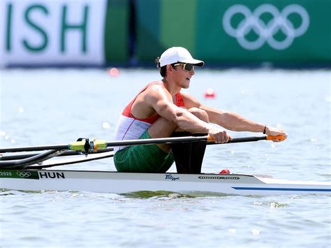 Kozma László evezős az olimpiai felkészülés során