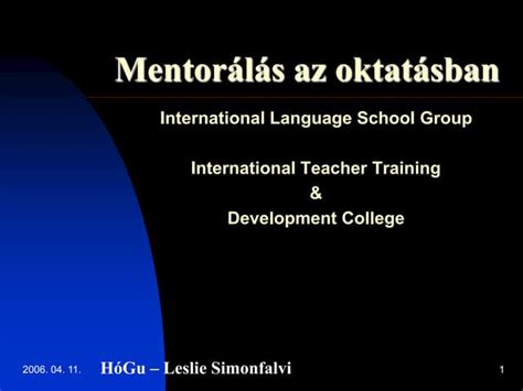 Mentorálás az oktatásban