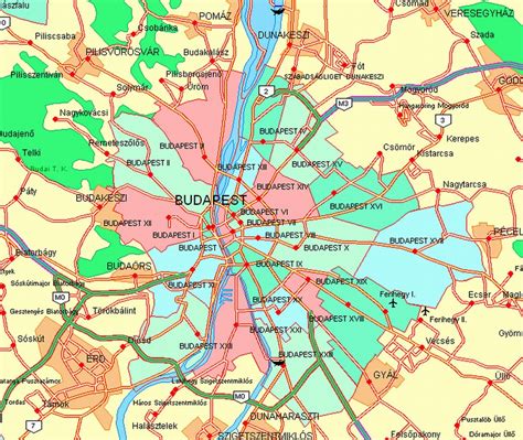 Budapesti foci térkép