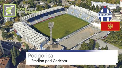 A Budućnost Podgorica stadionja, a Pod Goricom