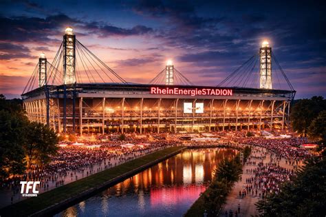 RheinEnergieStadion a mérkőzés napján