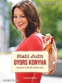 Stahl Judit Gyors konyha szakácskönyvének borítója