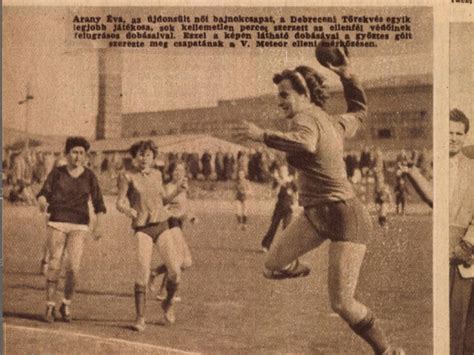Oláhné Arany Éva a kézilabda pályán
