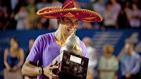 Rafael Nadal Acapulco Open teniszmérkőzés közben