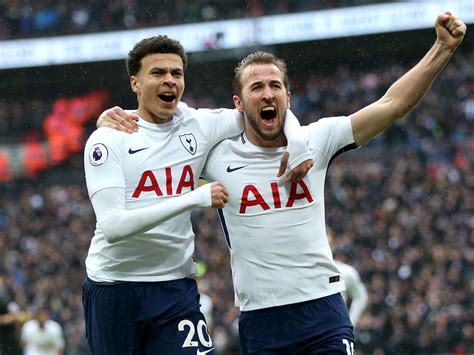 Dele Alli és Harry Kane játék közben