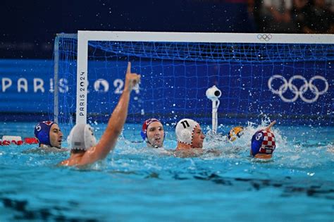 Párizsi olimpia férfi vízilabda elődöntő: Horvátország-Magyarország