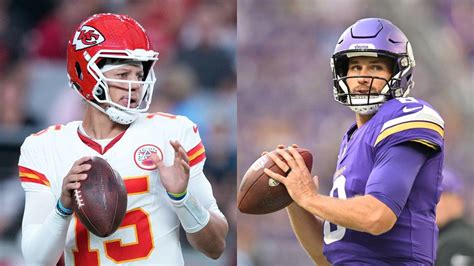 Patrick Mahomes és Kirk Cousins, NFL irányítók