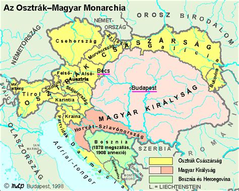 Az Osztrák-Magyar Monarchia térképe