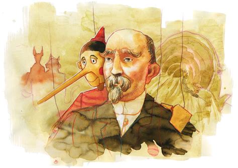 Carlo Collodi író portréja