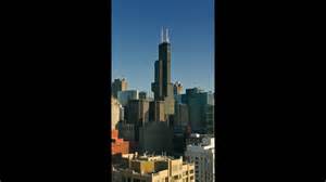Chicago látképe a felhőkarcolókkal