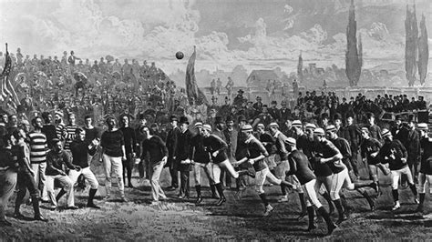 Harvard és McGill egyetemi futballmérkőzés 1874-ből