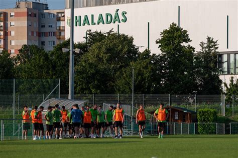 A Haladás NB III-as csapatának kapusai edzésen
