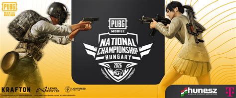 A PUBG Mobile Nemzeti Bajnokság logója és a HUNESZ, Krafton együttműködés