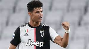 Cristiano Ronaldo a Juventus színeiben a pályán