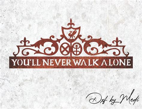 A You'll Never Walk Alone felirat a Shankly kapun