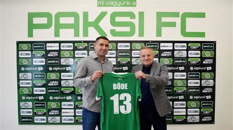 Dániel Böde gólöröm a Paksi FC mezében