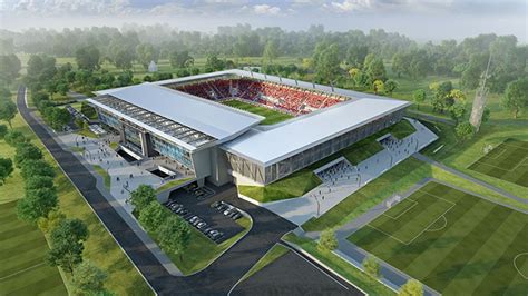 Székesfehérvár Sóstói Stadion építkezése