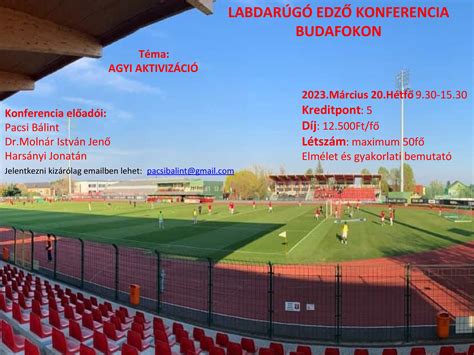 A labdarúgó edző képzési tanterve