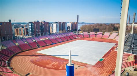Tamperei Ratina Stadion látképe