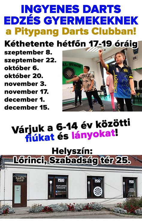 Darts edzés egy klubban
