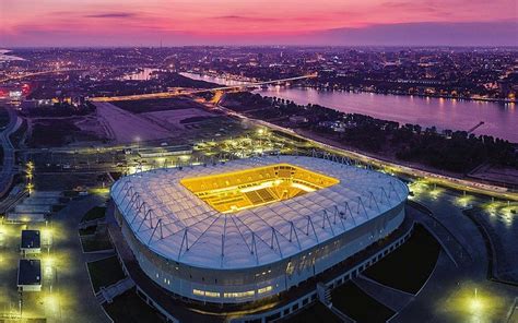 Orosz Kupa logója és stadionok