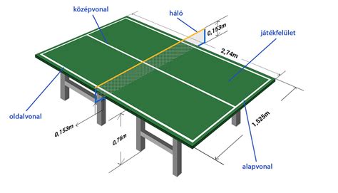 Asztalitenisz szabályok illusztrációja