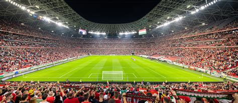 A Puskás Aréna belülről egy mérkőzésen