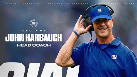 New York Giants vezetőedző John Harbaugh