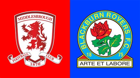 Blackburn Rovers és Middlesbrough csapatlogók