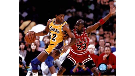 Magic Johnson és Michael Jordan egy meccsen